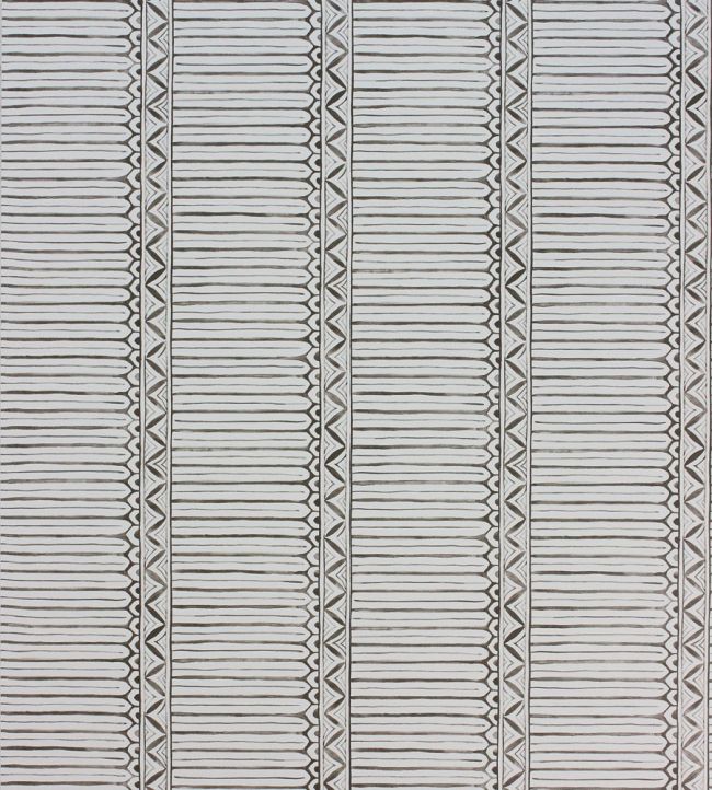 Domiers Wallpaper by Nina Campbell Charcoal/Ivory