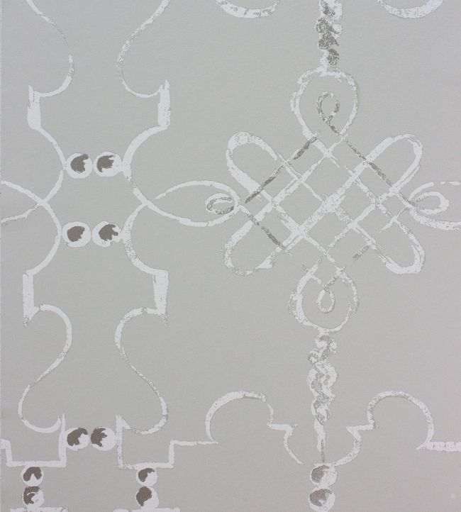 Portavo Wallpaper by Nina Campbell Grey/Ivory