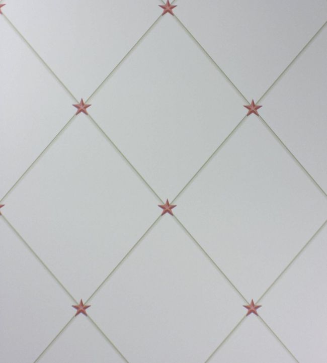 Torosay Wallpaper by Nina Campbell Coral, Ivory