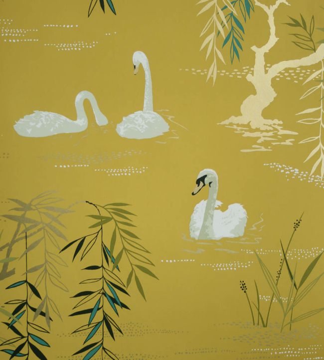 Swan Lake Wallpaper by Nina Campbell 5