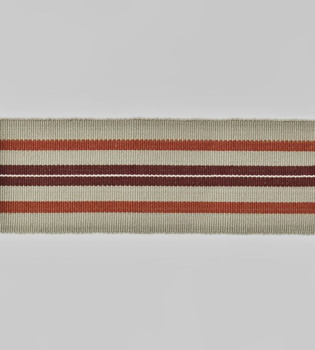 Narrow Woven Border Trimming by Nina Campbell Coral