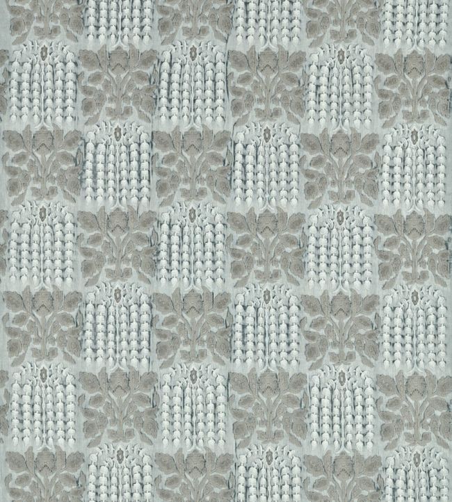 Nirvani Embroidery Fabric by Zoffany Faded Amethyst