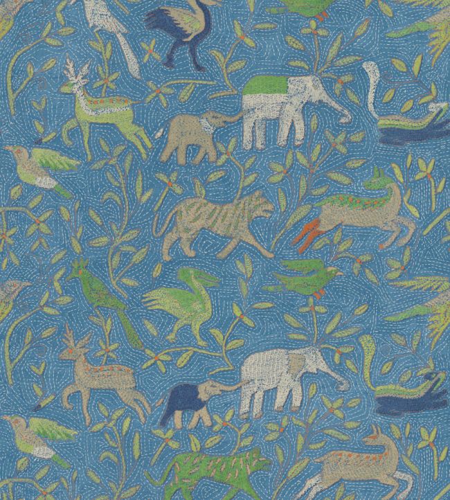 Noah's Ark Wallpaper by GP & J Baker Blue