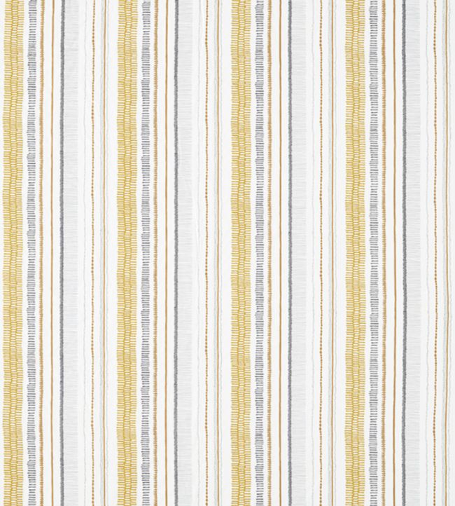 Noki Fabric by Scion Ochre / Hemp / Charcoal