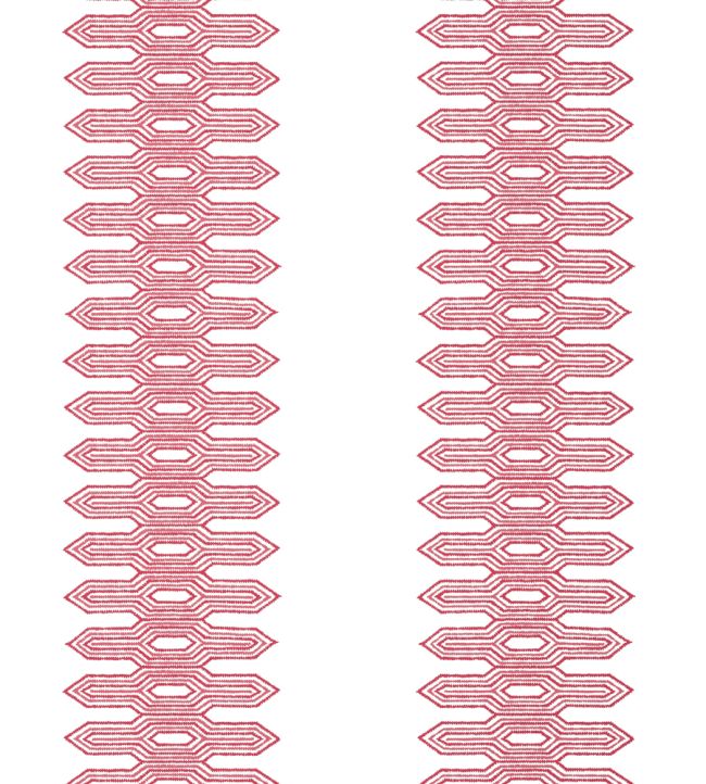 Nola Stripe Wallpaper by Thibaut Pink