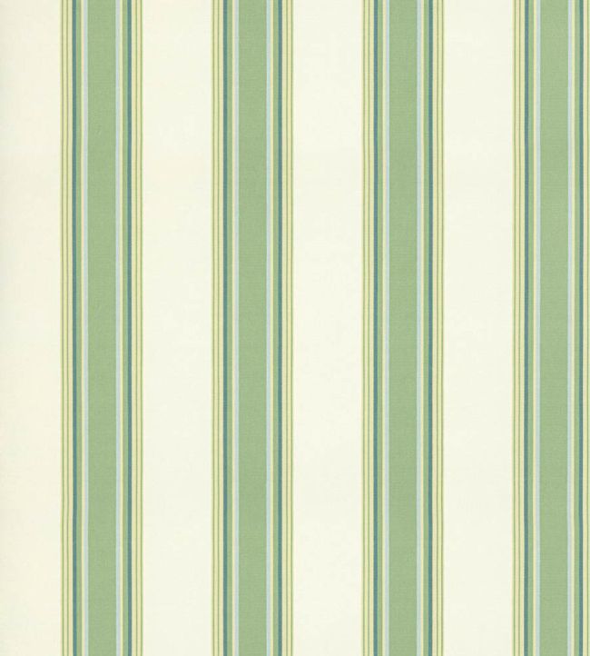 Nolan Stripe Wallpaper by Scalamandre Key Lime