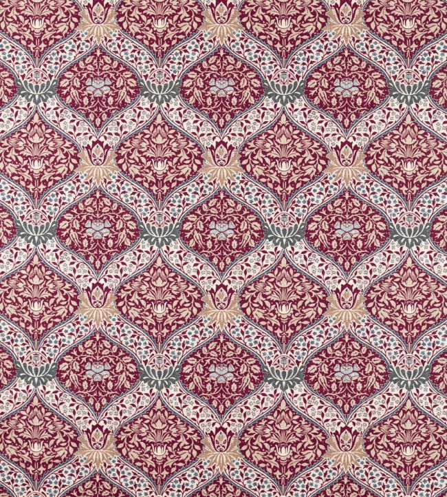 Norbury Fabric by Morris & Co Madder