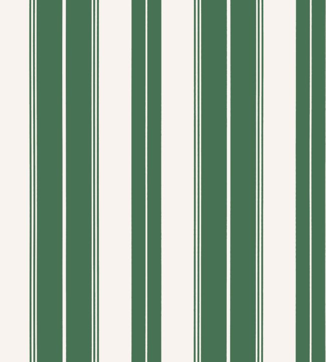 Norfolk Stripe Wallpaper by Thibaut Green