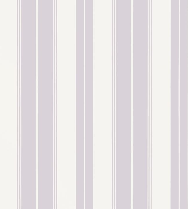 Norfolk Stripe Wallpaper by Thibaut Lilac