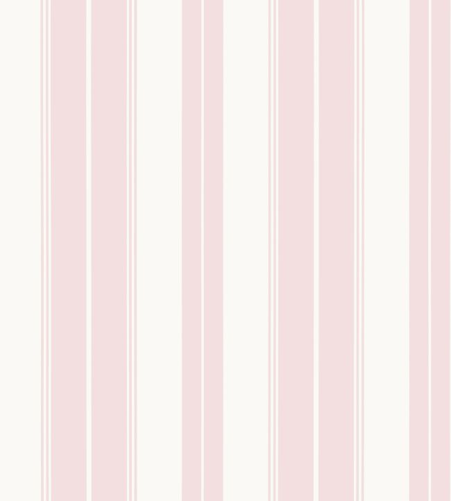 Norfolk Stripe Wallpaper by Thibaut Pink
