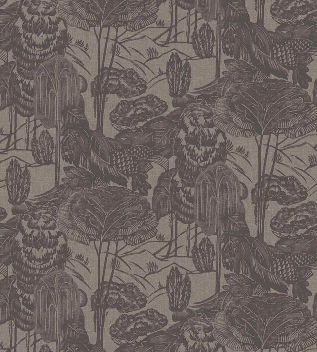 Nostalgic Evergreen Wallpaper by Eijffinger Brown/Taupe