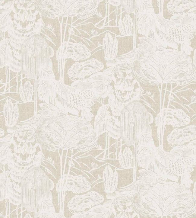 Nostalgic Evergreen Wallpaper by Eijffinger White/Cream