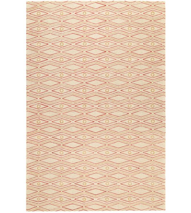 GP & J Baker Noughts & Crosses rug Red/Ochre BA50065.2.0 Red/Ochre