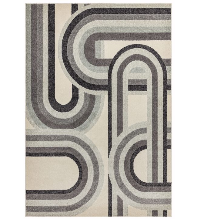 Asiatic Nova Retro rug Grey NOVA-29-120170 Grey