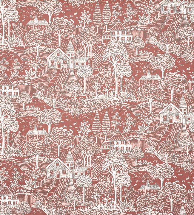 Novel Fabric by Prestigious Textiles Copper
