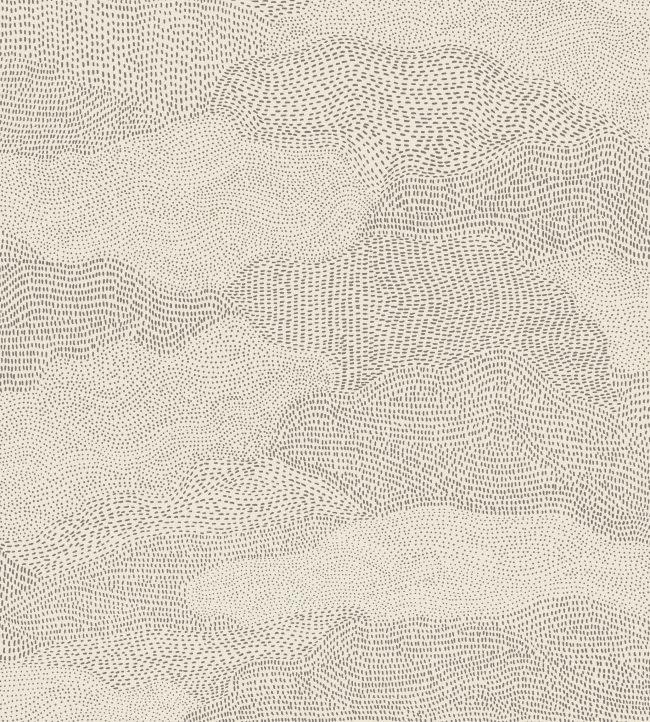 Nubio Wallpaper by Casadeco Grege / Noir
