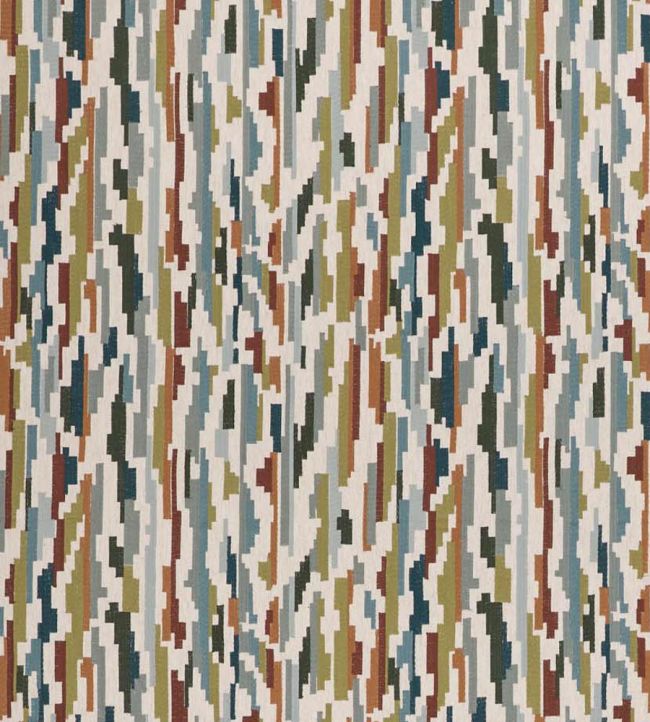Nuru Embroidery Fabric by Harlequin Rosewood/Limpet/Aloe