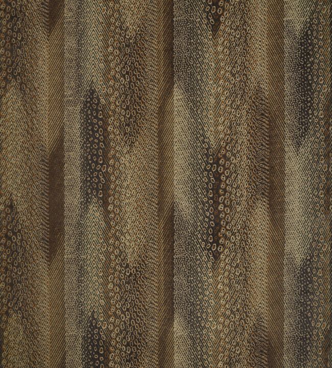 Nyala Fabric by Zoffany Vine Black/Gold