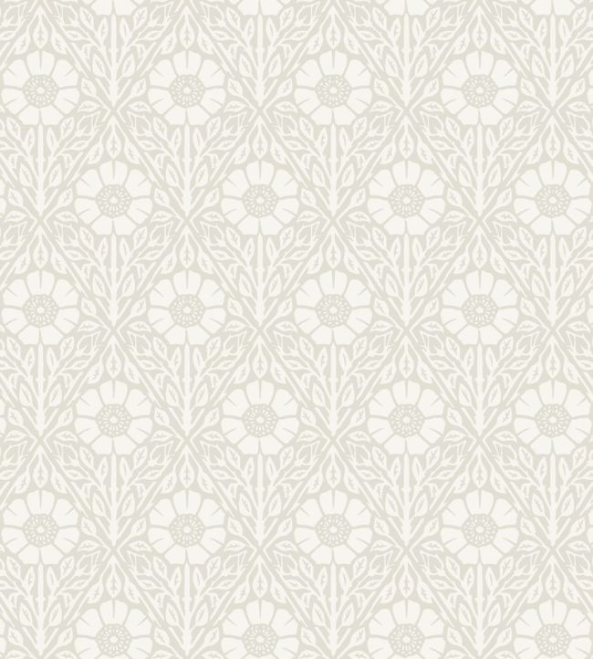 Nyponros Wallpaper by Borastapeter Linen Beige