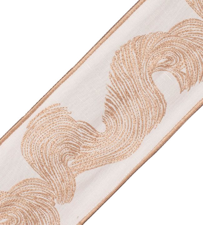 Oahu Embroidered Border Trimming by Samuel & Sons Shell