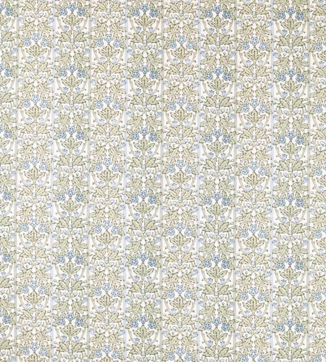 Oak & Blossom Fabric by Morris & Co Thyme/Woad