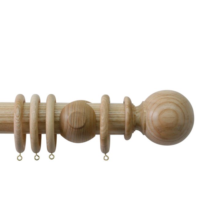 Oakham 50mm Wooden Ash Ball OAK180R/Limed/H5061Fx2/Limed 180cm Cup 18 Limed