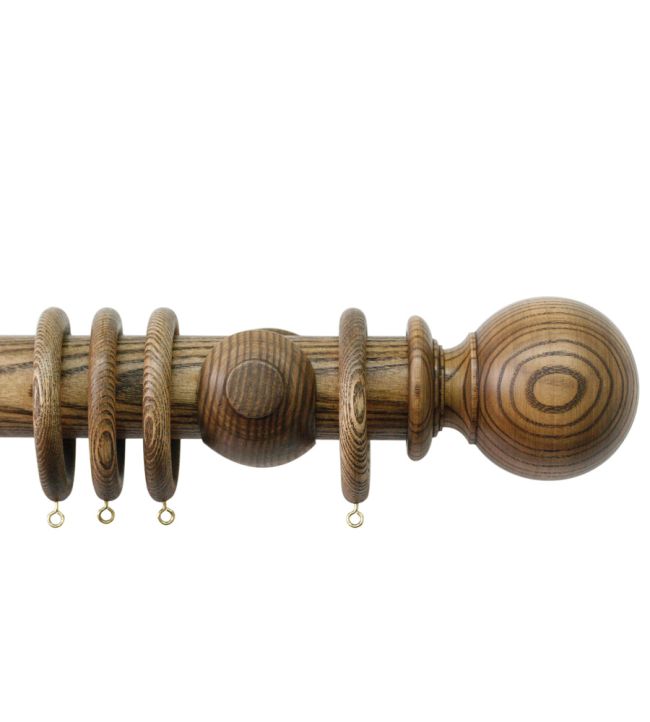 Oakham 50mm Wooden Light Oak Ball OAK180R/LOK/H5061Fx2/LOK 180cm Cup 18 Light Oak