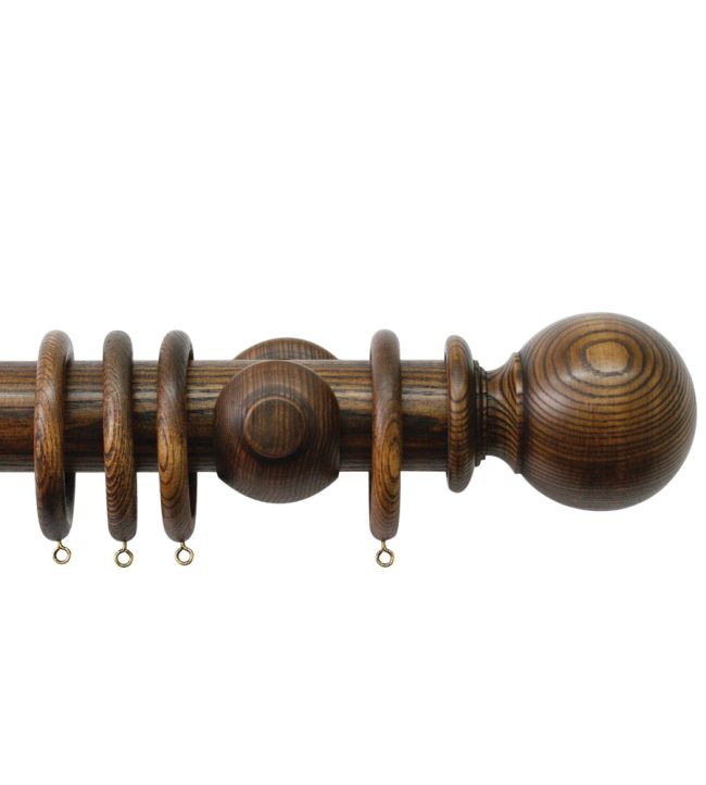 Oakham 50mm Wooden Medium Oak Ball OAK180R/MOK/H5061Fx2/MOK 180cm Cup 18 Medium Oak