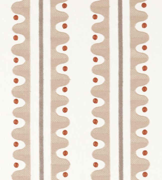Oakham Embroidery Fabric by Scion Mushroom
