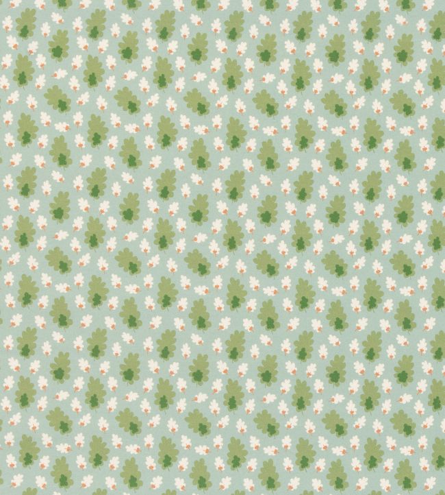 Oakley Fabric by George & Minnie Aqua