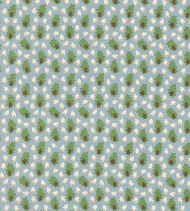 Oakley Fabric by George & Minnie Periwinkle