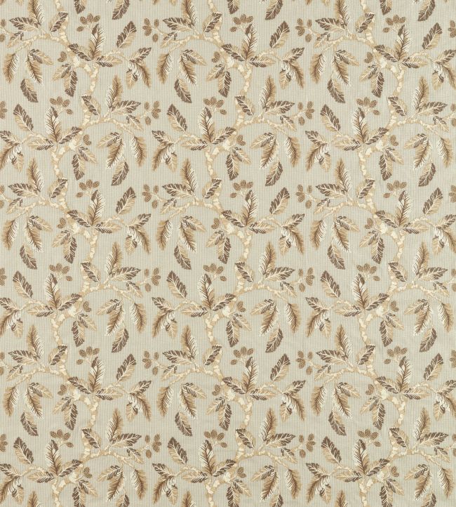 Oaknut Stripe Fabric by Sanderson Flax/Multi