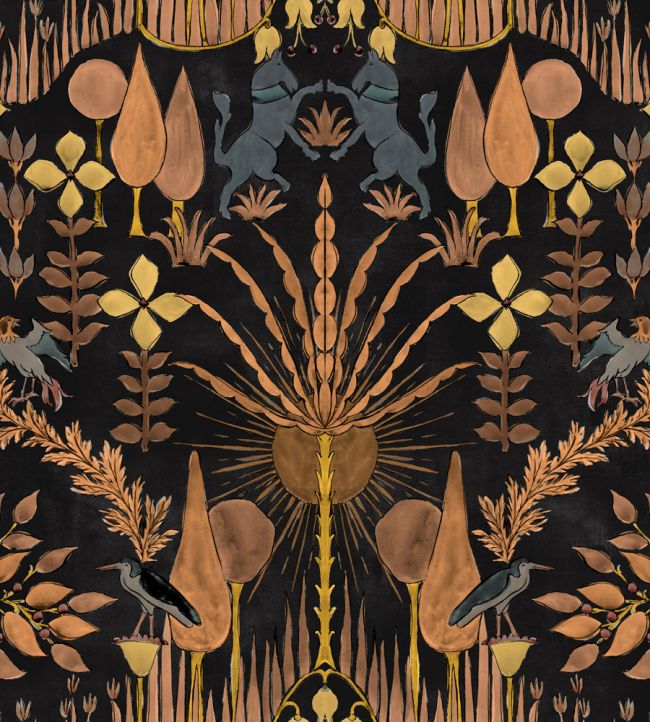 Oasis Villa Wallpaper by Coordonne Night