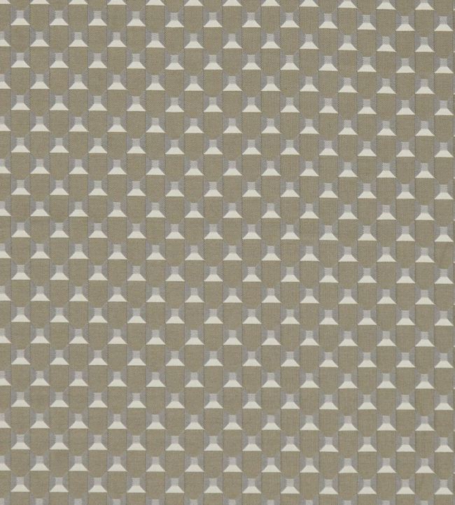 Obi Check Fabric by Liberty Pewter