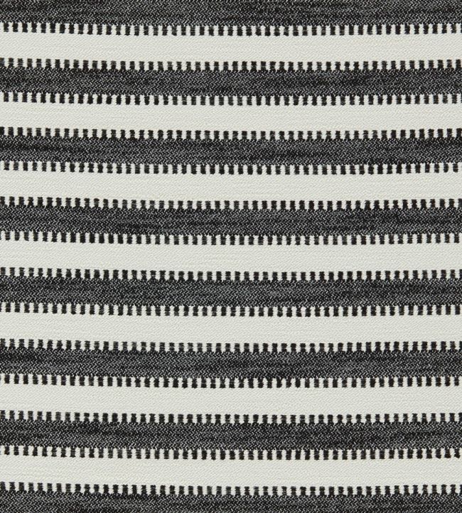 Ocala Stripe Fabric by Harlequin Black Earth/Chalk