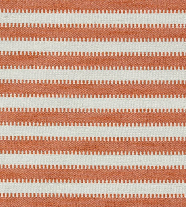 Ocala Stripe Fabric by Harlequin Clementine/Chalk