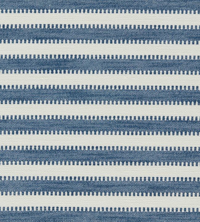 Ocala Stripe Fabric by Harlequin Indigo/Chalk