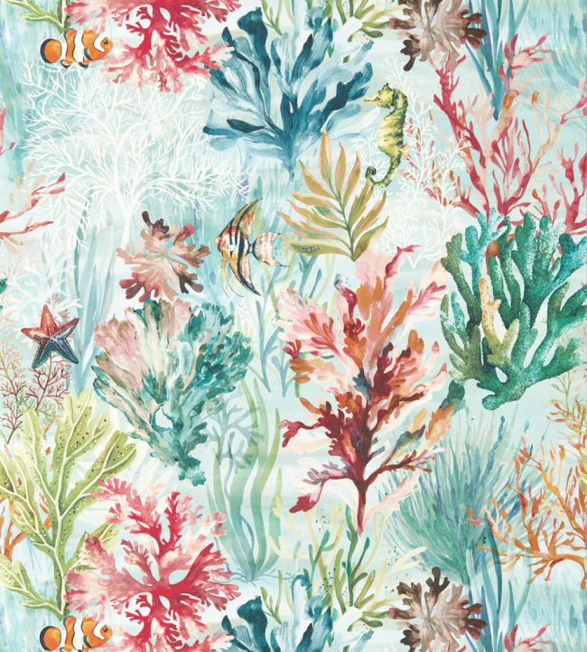 Oceana Wallpaper by Clarke & Clarke Seafoam