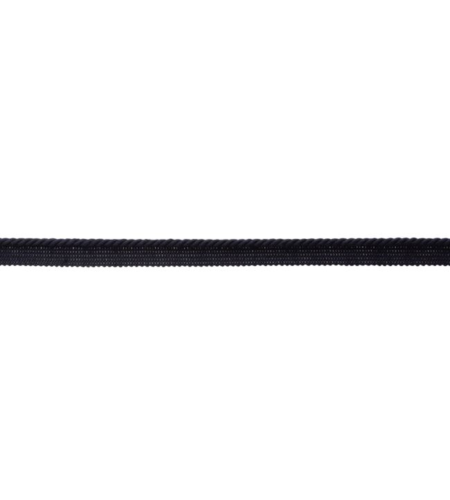 Oceanside Cord With Tape Trimming by Samuel & Sons Navy