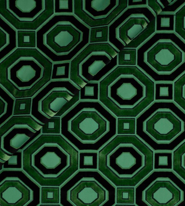 Octavian Velvet Fabric by Jim Thompson Emerald