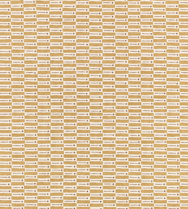 Odara Fabric by Romo Ochre