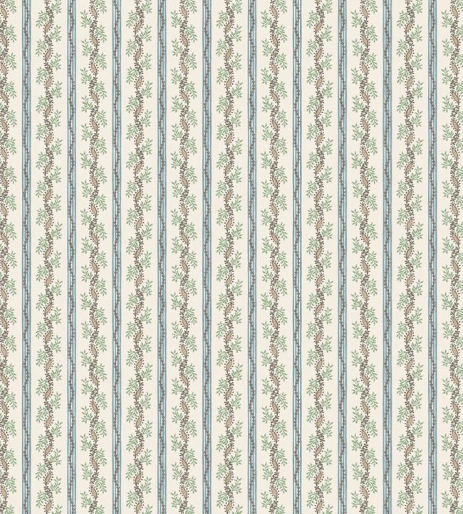 Odile Wallpaper by Nina Campbell Blue/Green