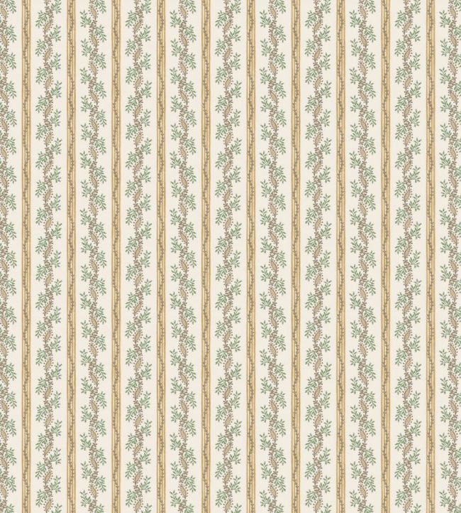 Odile Wallpaper by Nina Campbell Ochre/Sage