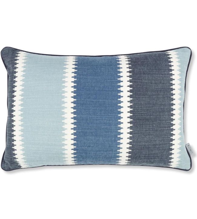 Odina Cushion 60 x 40cm by Romo Venetian Blue