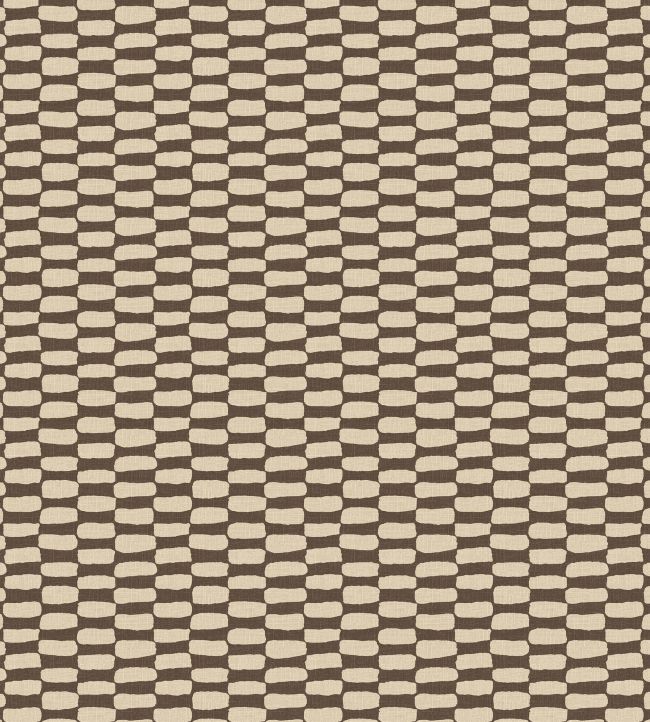 Offset Fabric by George & Minnie Walnut