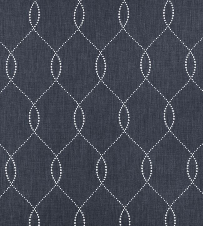 Ogee Fabric by Mark Alexander Indigo