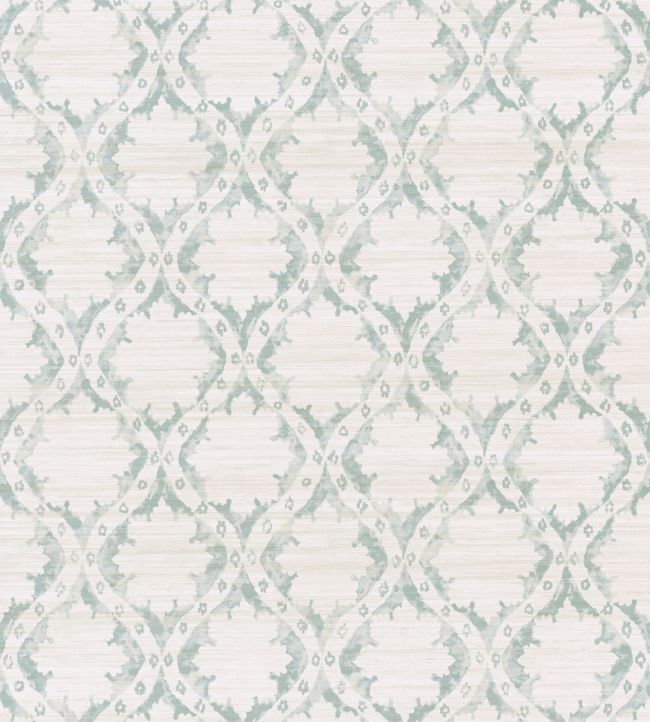 Ogive Grasscloth Wallpaper by Madeaux 02 Seacloud