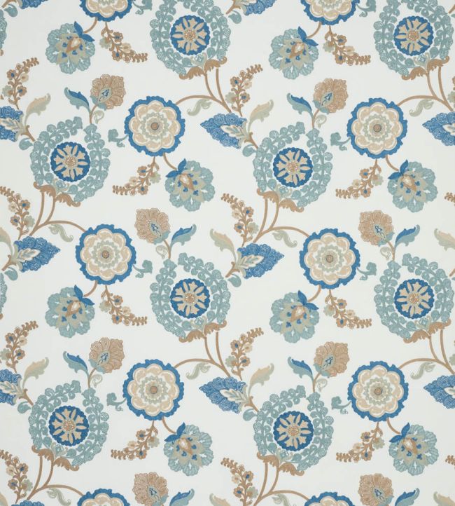 Olander Fabric by Colefax and Fowler Blue