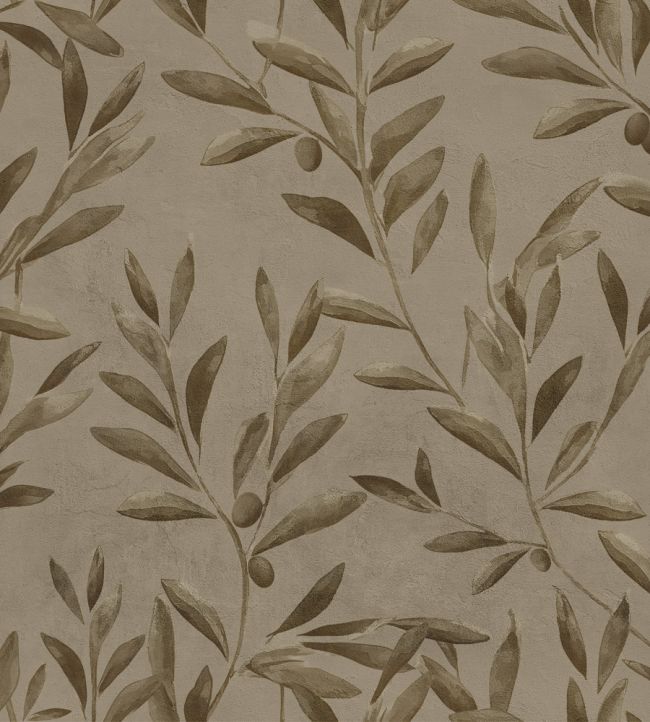 Olivetum Wallpaper by Coordonne Cocoa