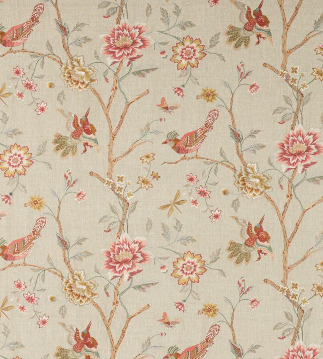 Olivia Fabric by Colefax and Fowler Pink/Sage